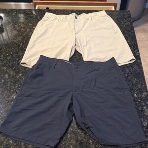 Under Armour Men's Flat Front Shorts -Lot Of 2 for 1 great price !  Both size 38